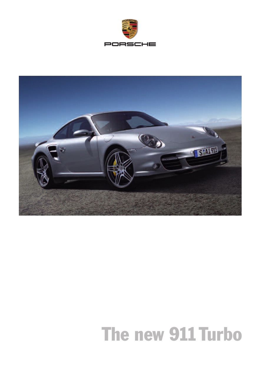 2006 Porsche 911 Turbo Brochure
